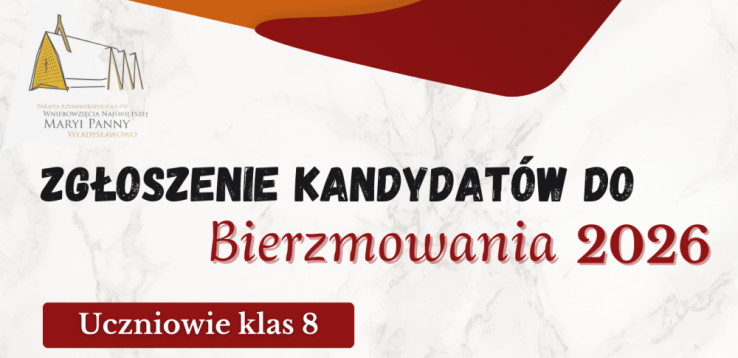 Bierzmowanie 2025 i 2026